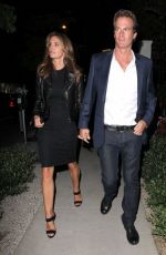 CINDY CRAWFORD Arrives at Gracias Madre Restaurant in West Hollywood