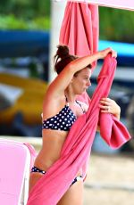 COLEEN ROONEY in Bikini at a Beach in Barbados 2610