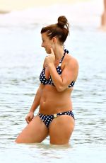 COLEEN ROONEY in Bikini at a Beach in Barbados 2610