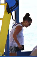 COLEEN ROONEY in Bikini at a Boat in Barbados 2210