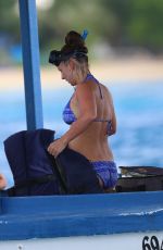 COLEEN ROONEY in Bikini at a Boat in Barbados 2210