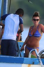 COLEEN ROONEY in Bikini at a Boat in Barbados 2210
