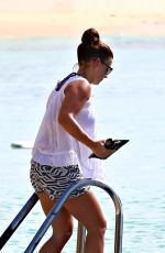 COLEEN ROONEY in Bikini at a Boat in Barbados 2210
