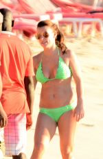 COLEEN ROONEY in Bikini on the Beach in Barbados 2010