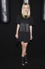 DAKOTA FANNING at Alexander Wang and H&M Launch in New York