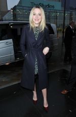 DAKOTA FANNING at BBC Breakfast Studios in Manchester