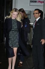 DAKOTA FANNING at BBC Breakfast Studios in Manchester