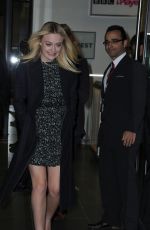 DAKOTA FANNING at BBC Breakfast Studios in Manchester
