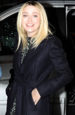 DAKOTA FANNING at BBC Breakfast Studios in Manchester