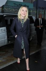 DAKOTA FANNING at BBC Breakfast Studios in Manchester