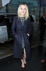 DAKOTA FANNING at BBC Breakfast Studios in Manchester