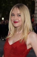 DAKOTA FANNING at Eggie Gray Premiere in London