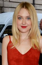 DAKOTA FANNING at Eggie Gray Premiere in London
