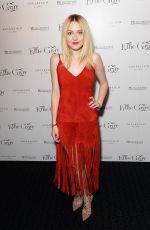 DAKOTA FANNING at Eggie Gray Premiere in London