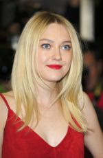 DAKOTA FANNING at Eggie Gray Premiere in London