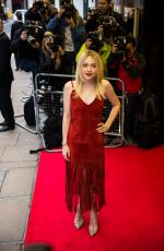 DAKOTA FANNING at Eggie Gray Premiere in London
