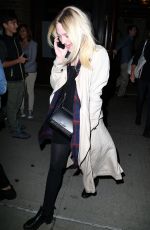 DAKOTA FANNING Night Out in New York
