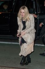 DAKOTA FANNING Night Out in New York