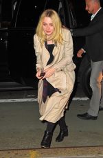 DAKOTA FANNING Night Out in New York