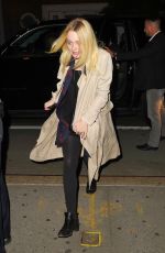 DAKOTA FANNING Night Out in New York