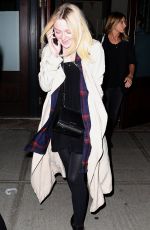 DAKOTA FANNING Night Out in New York
