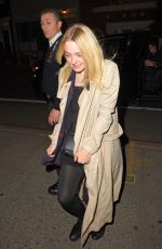 DAKOTA FANNING Night Out in New York