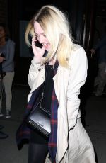 DAKOTA FANNING Night Out in New York