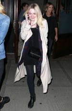 DAKOTA FANNING Night Out in New York
