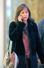 DAKOTA JOHNSON at Vancouver International Airport
