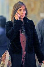 DAKOTA JOHNSON at Vancouver International Airport