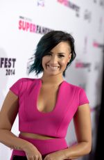 DEMI LOVATO at Vevo Certified Superfanfest in Santa Monica