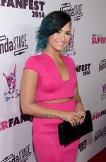 DEMI LOVATO at Vevo Certified Superfanfest in Santa Monica