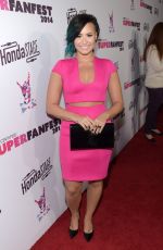 DEMI LOVATO at Vevo Certified Superfanfest in Santa Monica