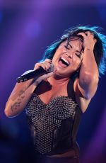 DEMI LOVATO at Vevo Certified Superfanfest in Santa Monica