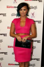 DEMI LOVATO at Vevo Certified Superfanfest in Santa Monica