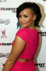 DEMI LOVATO at Vevo Certified Superfanfest in Santa Monica