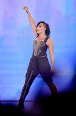 DEMI LOVATO at Vevo Certified Superfanfest in Santa Monica