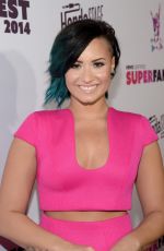 DEMI LOVATO at Vevo Certified Superfanfest in Santa Monica