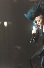 DEMI LOVATO Performs at Neon Lights World Tour in Calgary