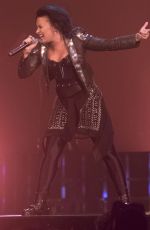 DEMI LOVATO Performs at Neon Lights World Tour in Calgary