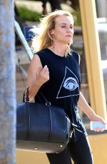 DIANE KRUGER Leaves a Gym in Los Angeles 3009