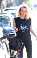 DIANE KRUGER Leaves a Gym in Los Angeles 3009