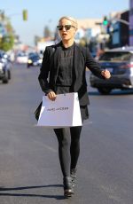 DIANNA AGRON Shopping at Marc Jacobs in Beverly Hills