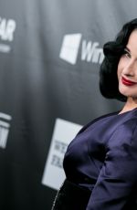 DITA VON TEESE at 2014 Amfar LA Inspiration Gala in Hollywood