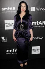 DITA VON TEESE at 2014 Amfar LA Inspiration Gala in Hollywood