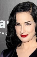 DITA VON TEESE at 2014 Amfar LA Inspiration Gala in Hollywood