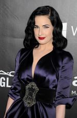 DITA VON TEESE at 2014 Amfar LA Inspiration Gala in Hollywood