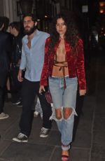ELIZA DOOLITTLE Leaves Nobu Restaurant in London