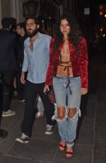 ELIZA DOOLITTLE Leaves Nobu Restaurant in London