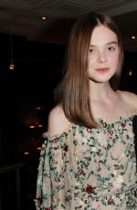 ELLE FANNING at Lowdown Afterparty in Hollywood